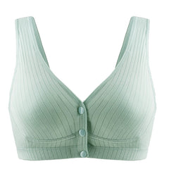 Plus Size Cotton Nursing Bra Wire-Free