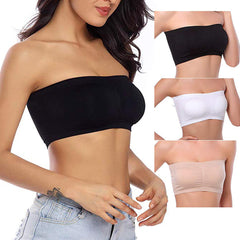 Plus Size Double Layer Strapless Chest Wrap