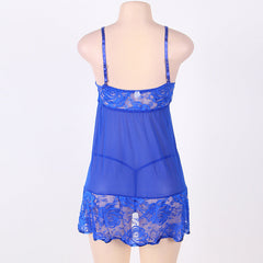 Plus Size Lace Babydoll Nightgown