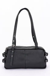 Plus Size Faux Leather Sport Bag
