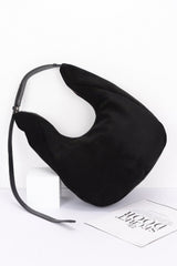 Plus Size Faux Suede Bindle Bag
