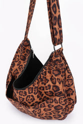 Plus Size Faux Suede Crossbody Bag