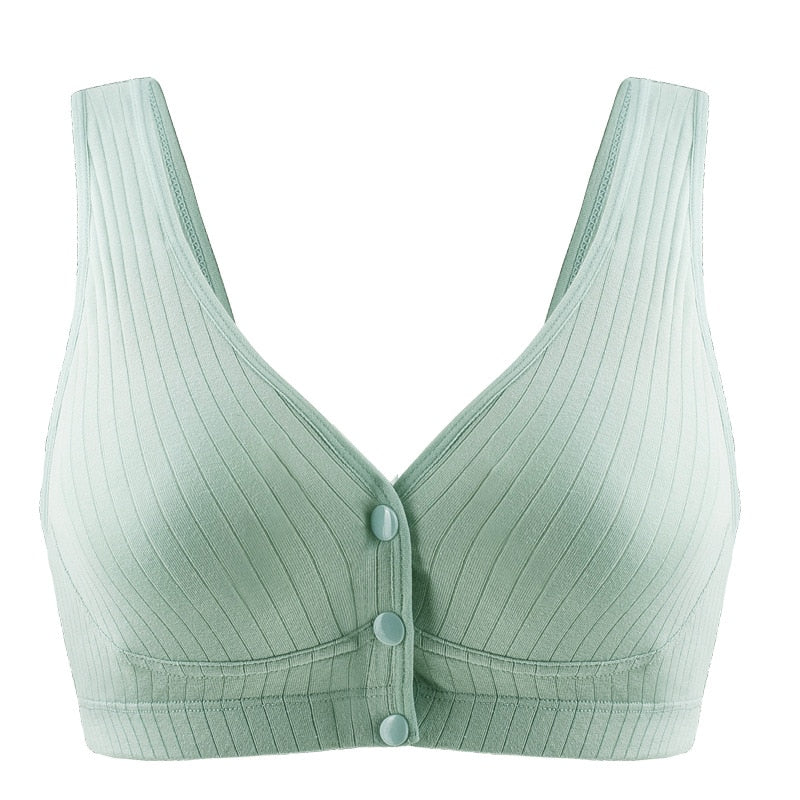 Plus Size Cotton Nursing Bra Wire-Free