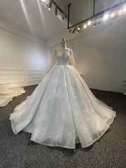 Plus Size Glamorous Branch Lace Ball Gown