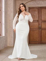 Plus Size Elegant Bridal Gown