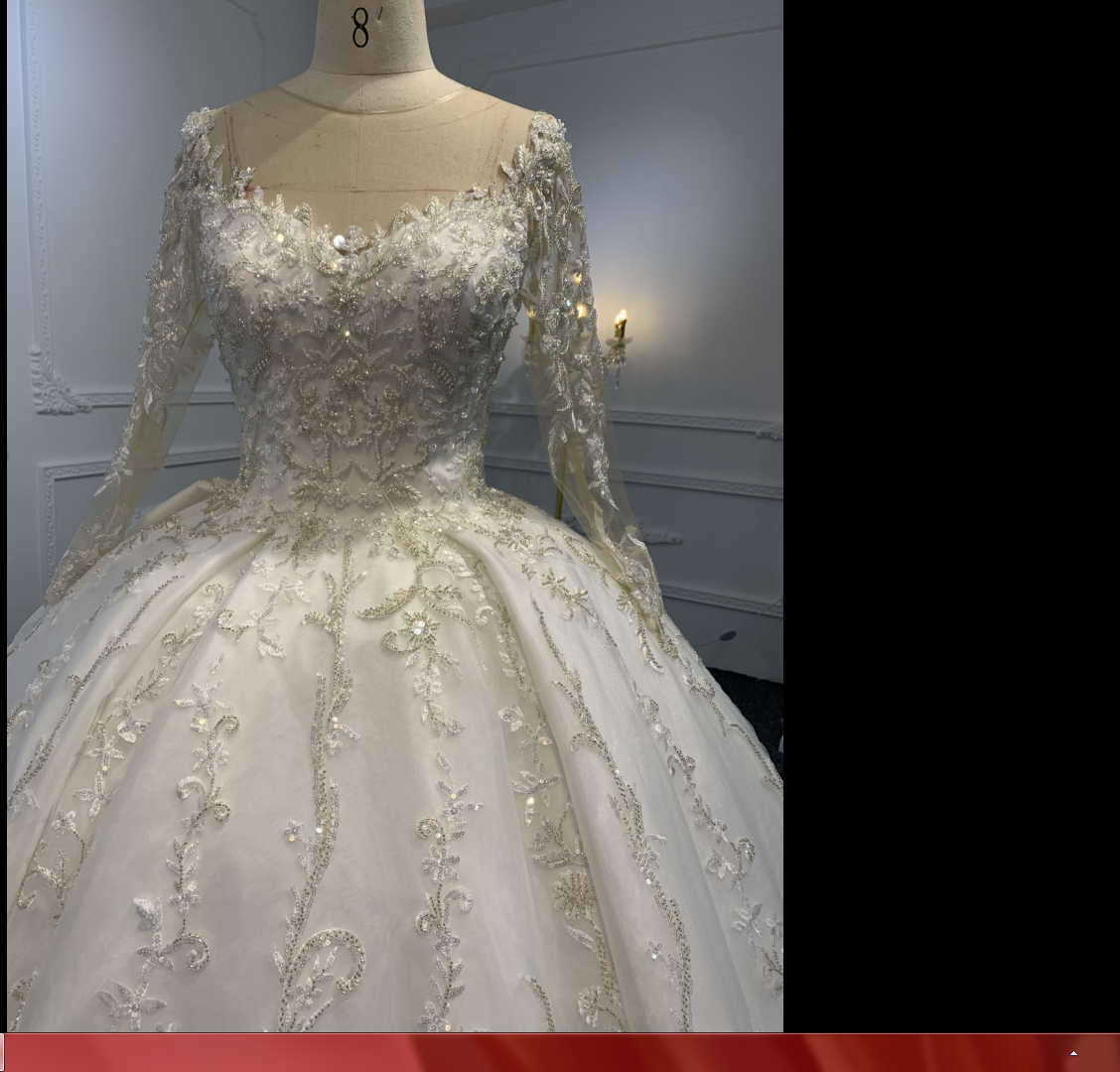 Plus Size Elegant Beading Lace Ball Gown