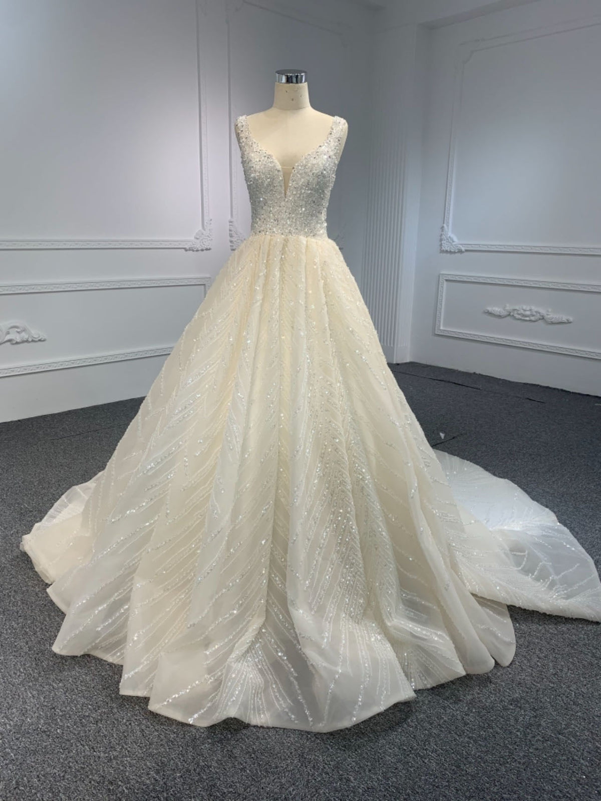 Plus Size Lace A-Line Wedding Dress