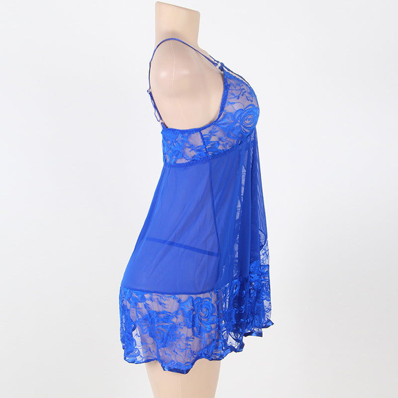 Plus Size Lace Babydoll Nightgown
