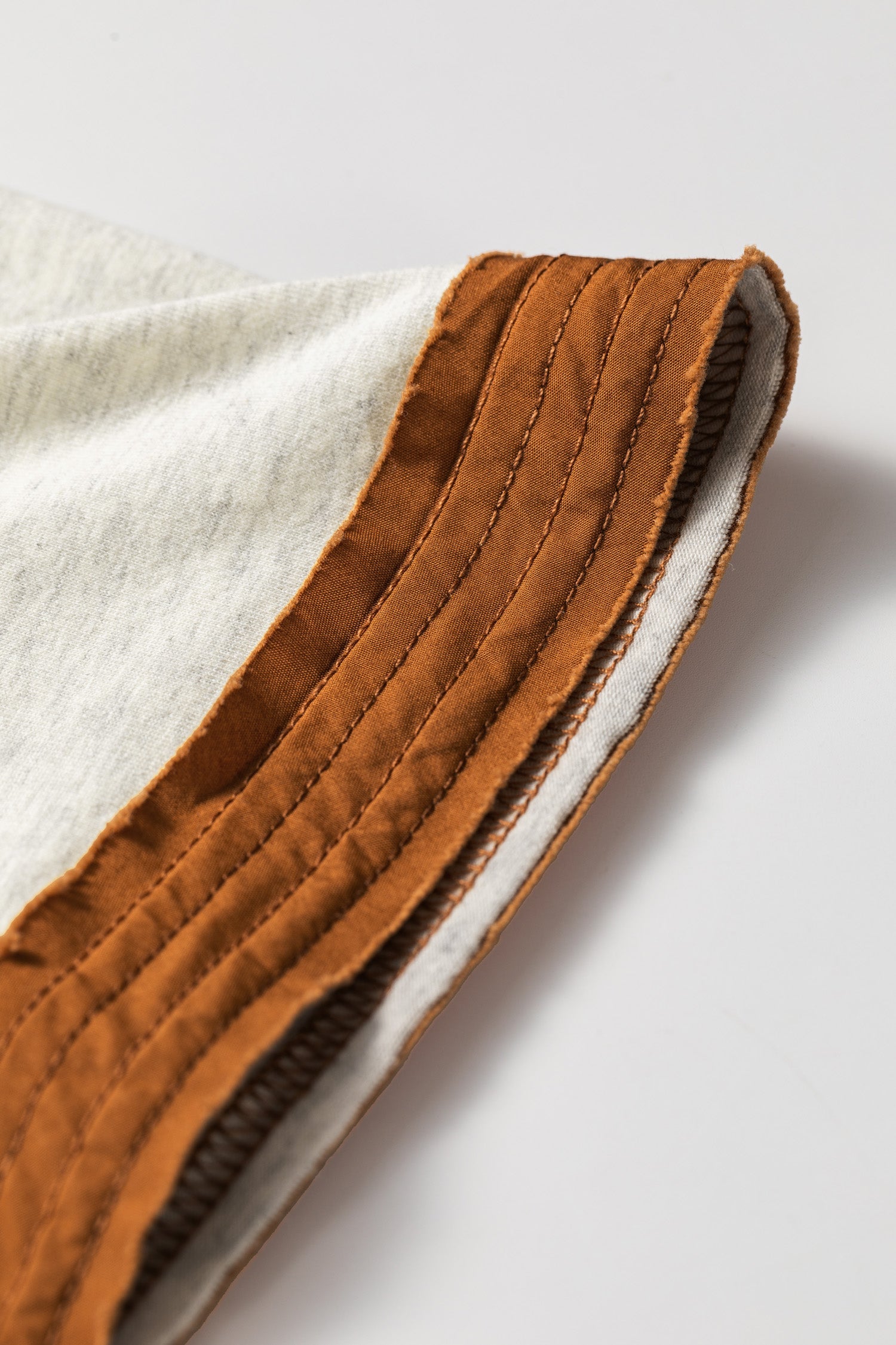 Plus Size Distressed Color Block Henley Tee