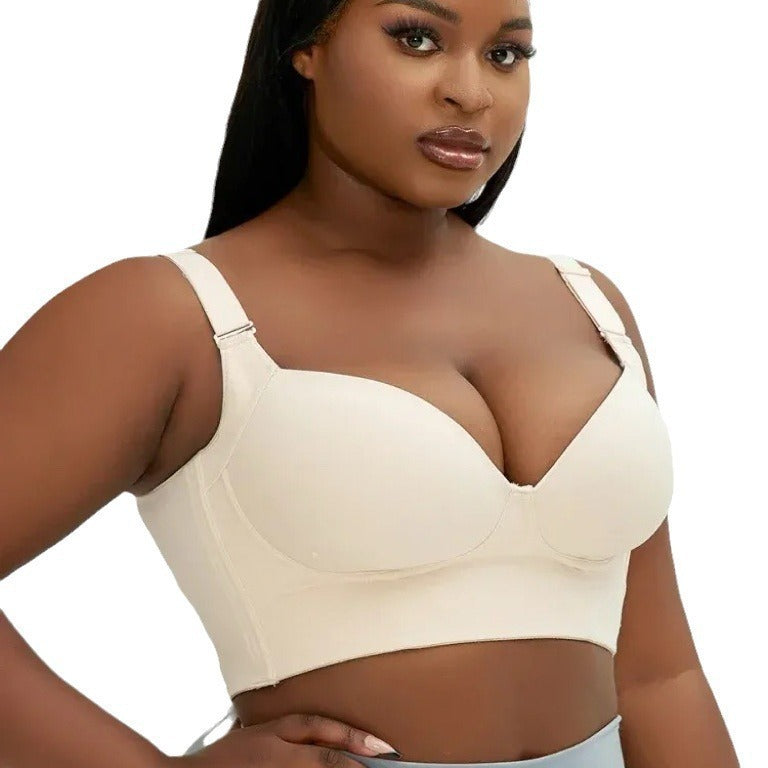 Plus Size Glossy Underwire Bra