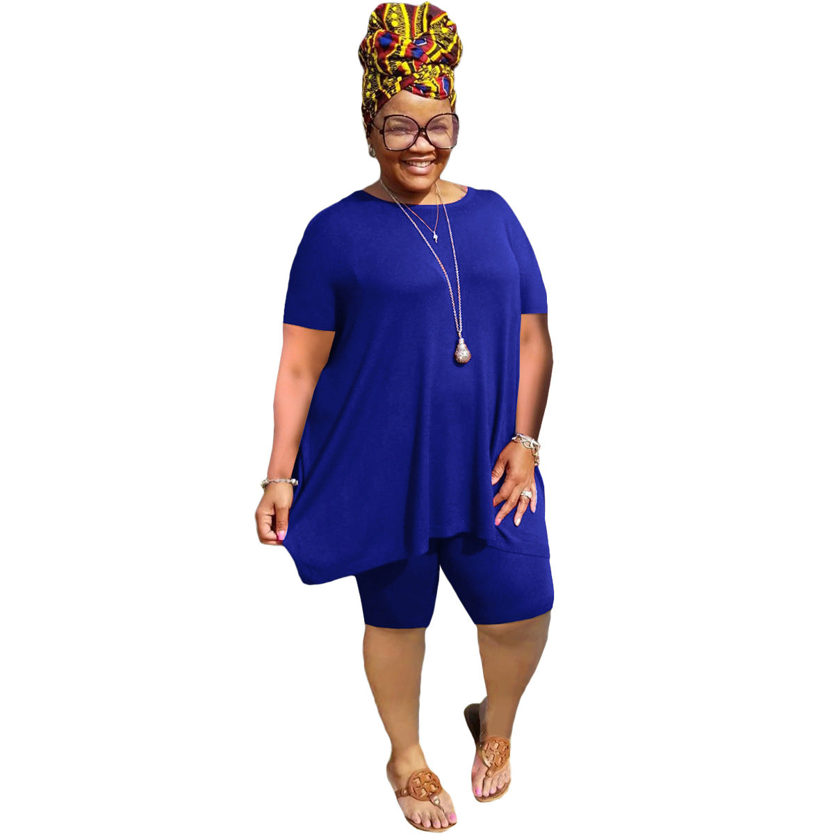 Plus Size Casual Two-Piece Suit Set 5XL
