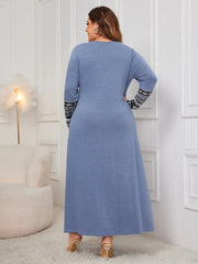 Plus Size Long Sleeve Dress