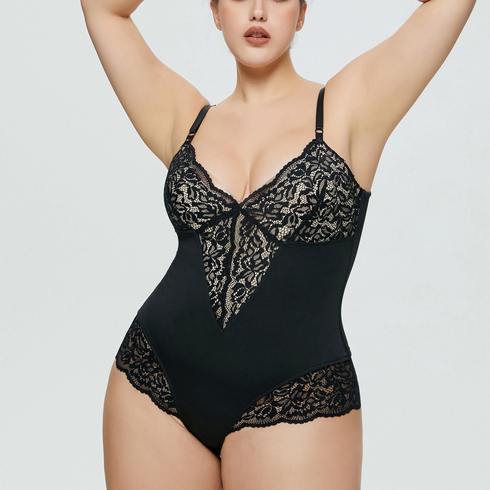 Plus Size Lace Jumpsuit Romper