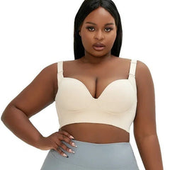 Plus Size Glossy Underwire Bra