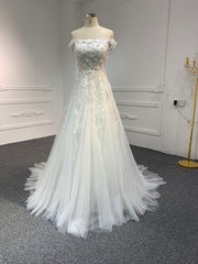 Plus Size Lace A-Line Wedding Dress