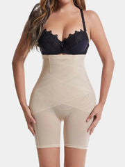 Plus Size High Waist Shaping Shorts