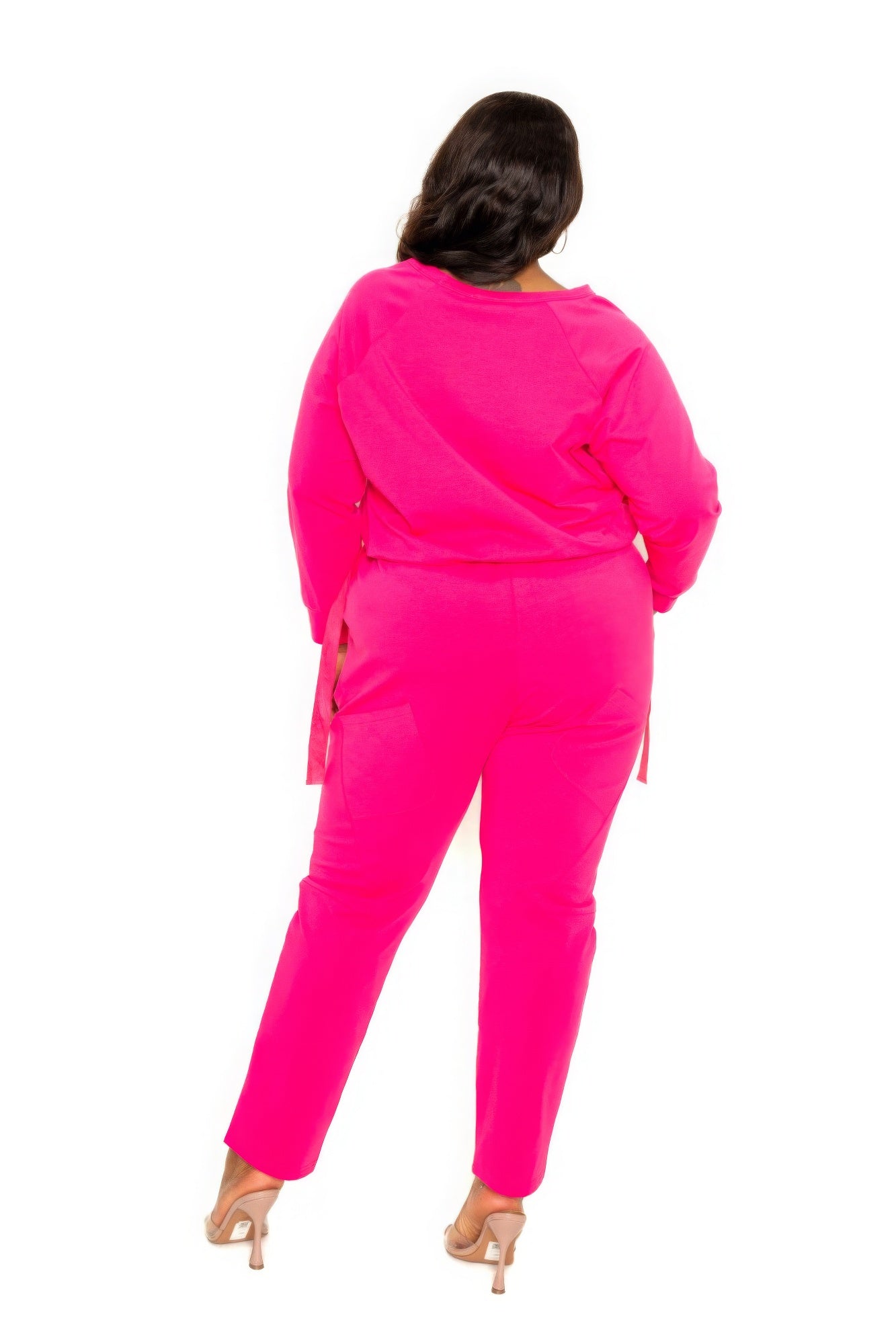 Plus Size Grommet Detail Lounge Sets