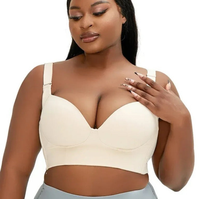 Plus Size Glossy Underwire Bra