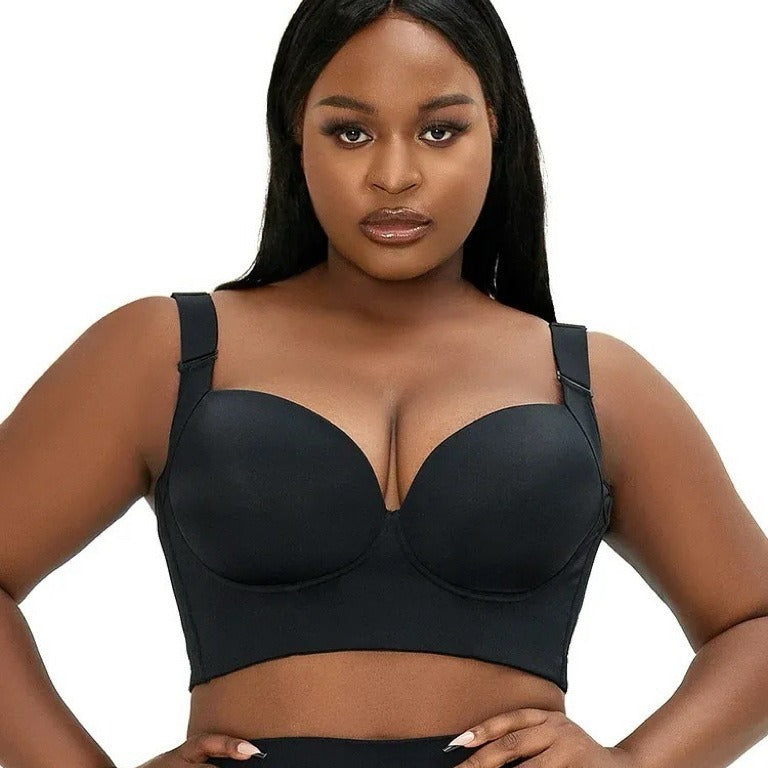 Plus Size Glossy Underwire Bra