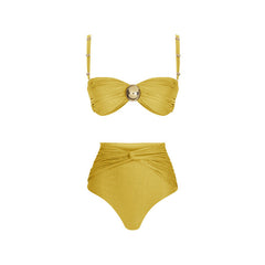 Plus Size Bikini Wrap Skirt Set