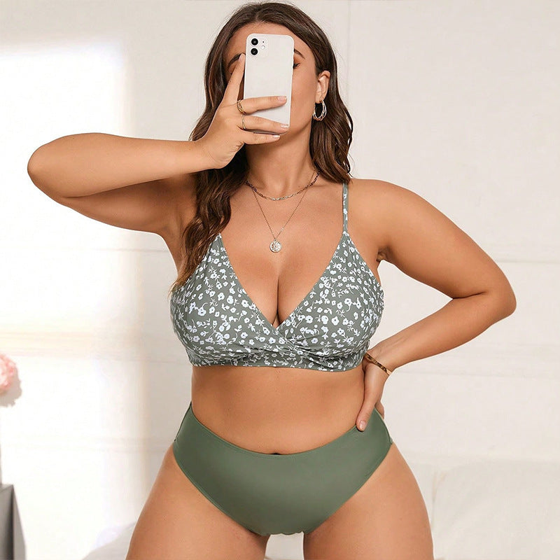 Plus Size Bikini Set Swimwear for Women