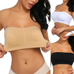 Plus Size Double Layer Strapless Chest Wrap