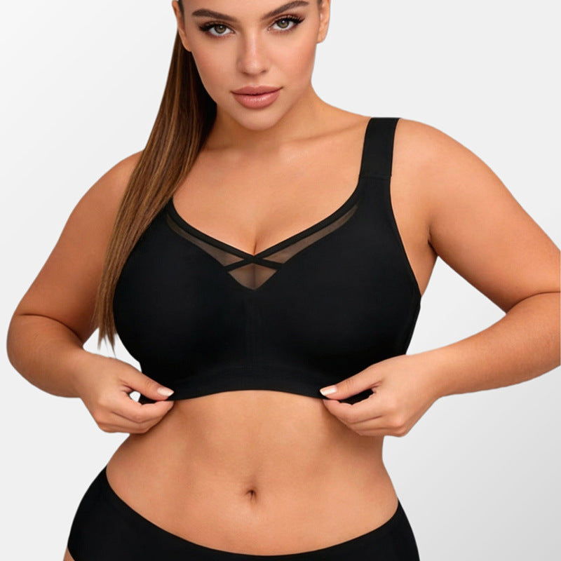 Plus Size Lingerie Bra with Support