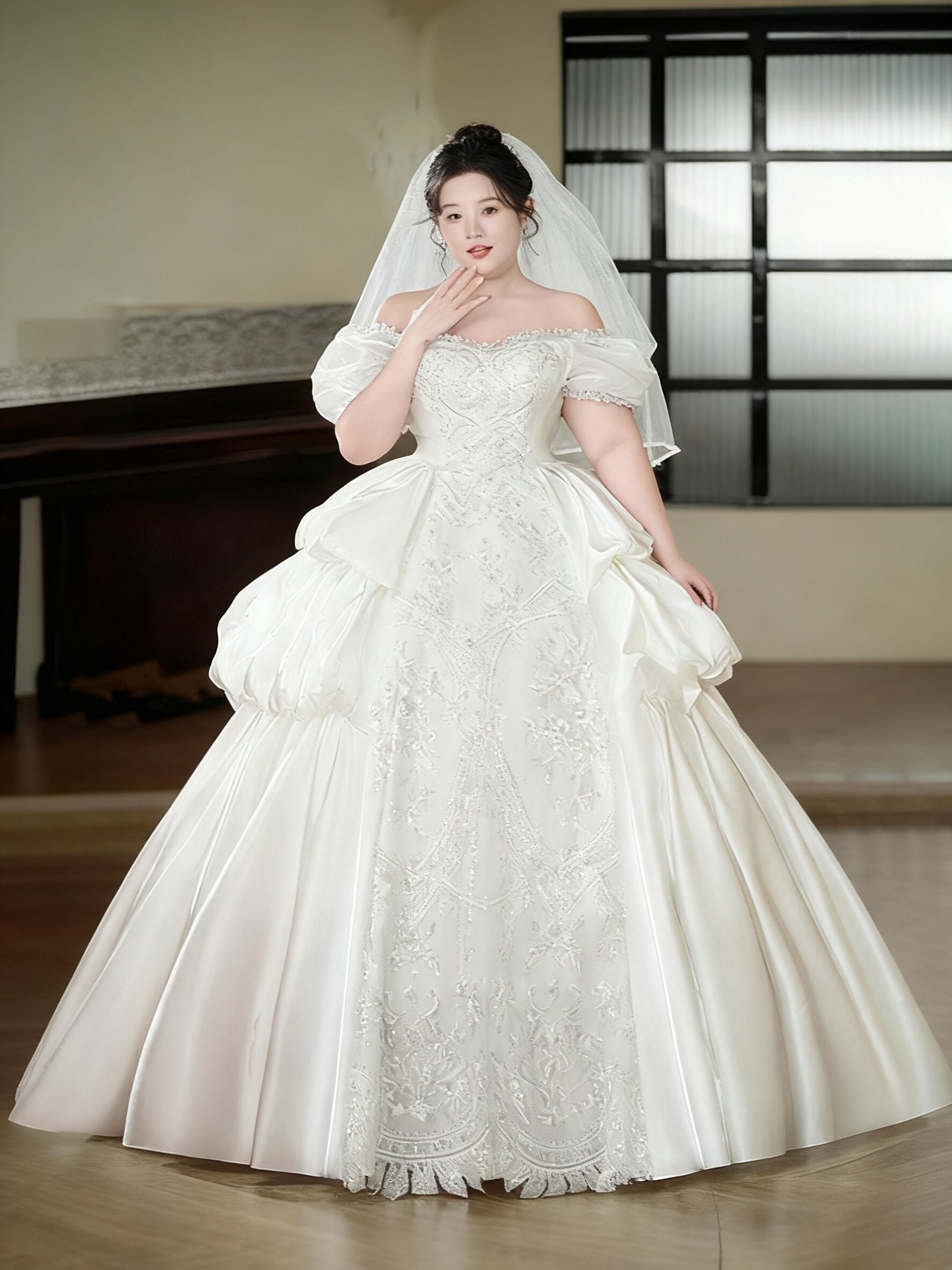 Plus Size Ball Gown Wedding Dress