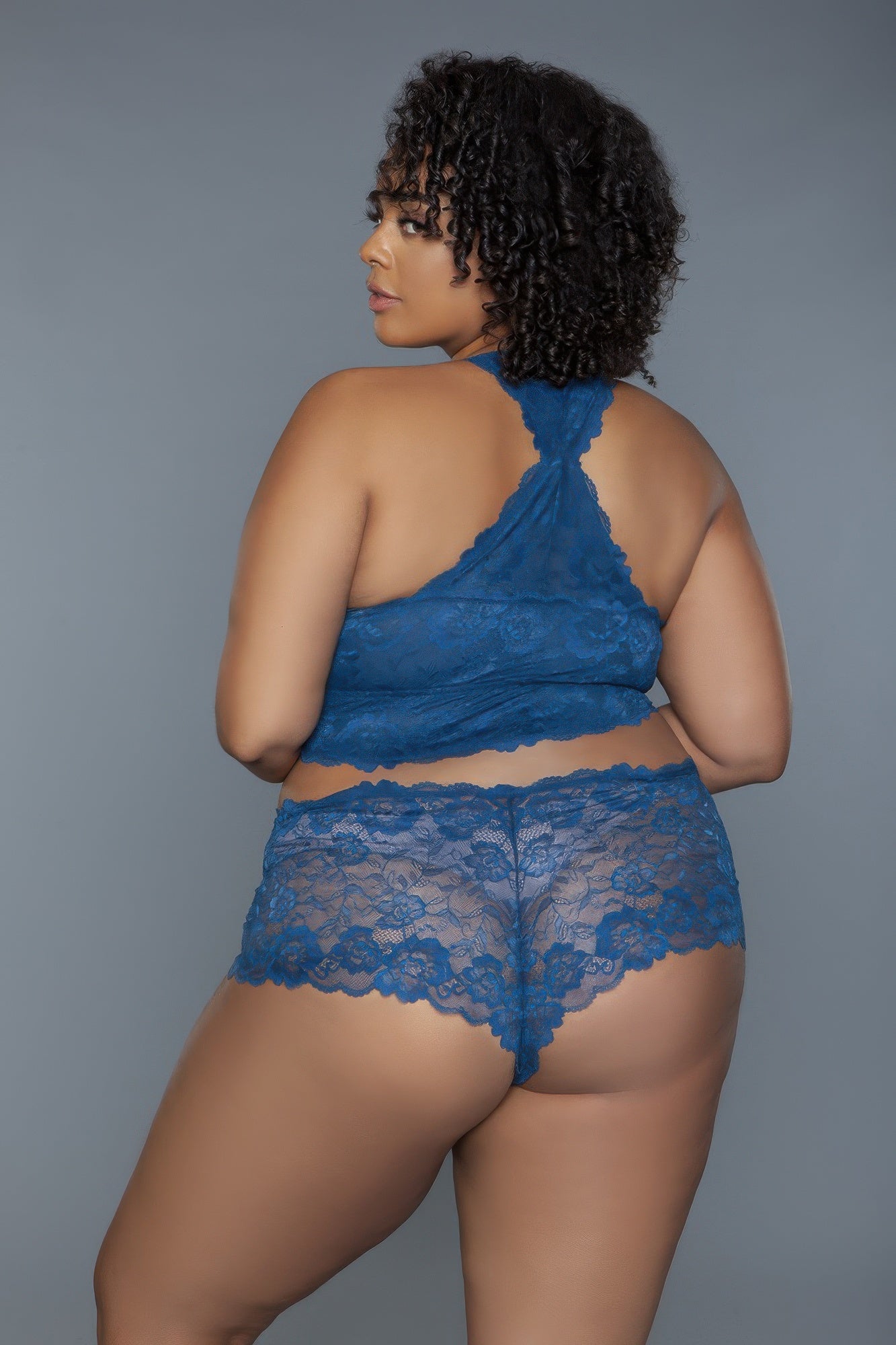 Plus Size Cindy Lace Cami Set