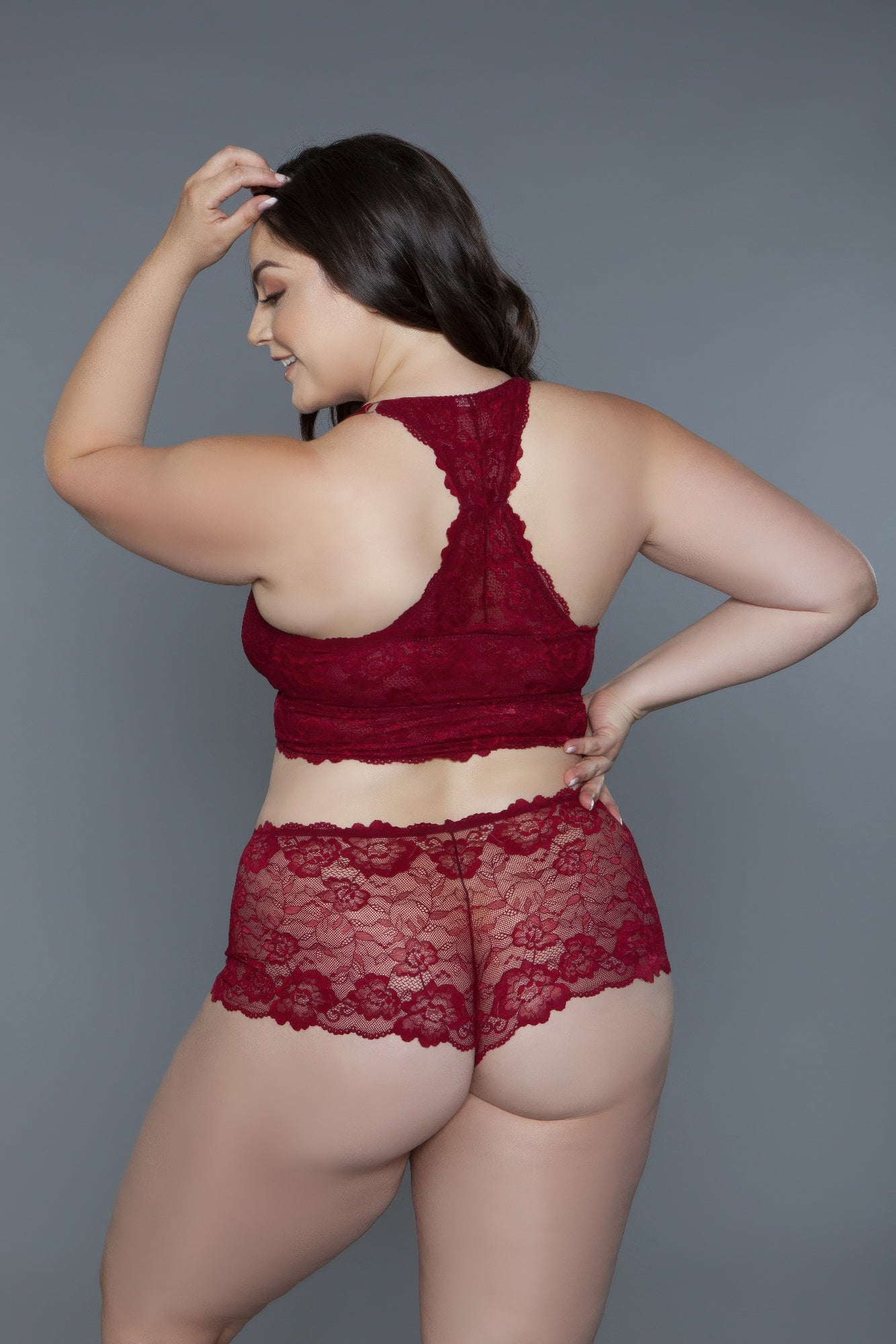 Plus Size Cindy Lace Cami Set