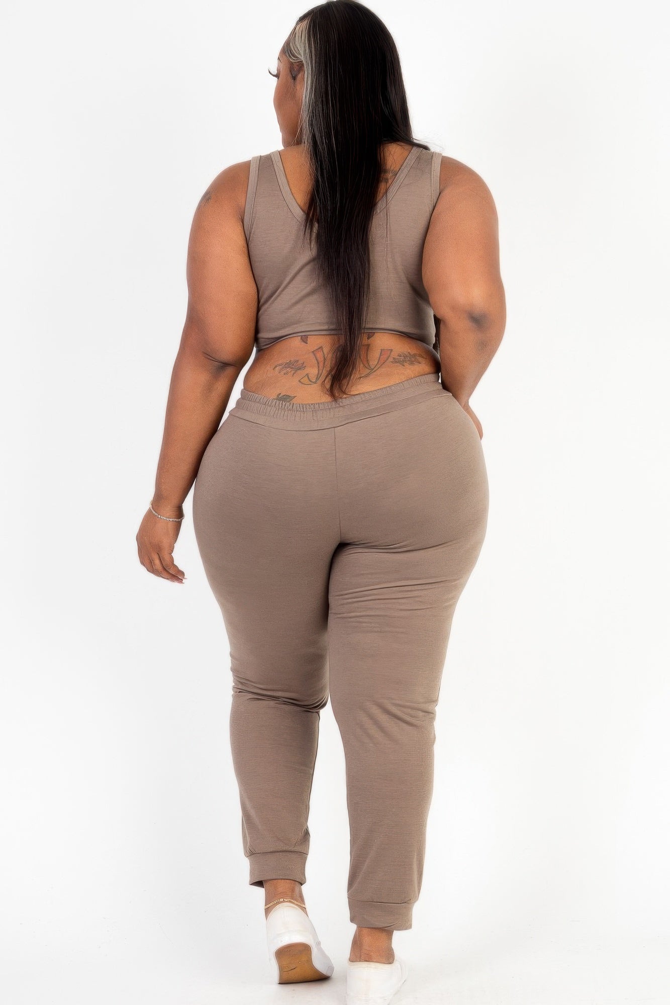 Plus Size French Terry Loungewear Set