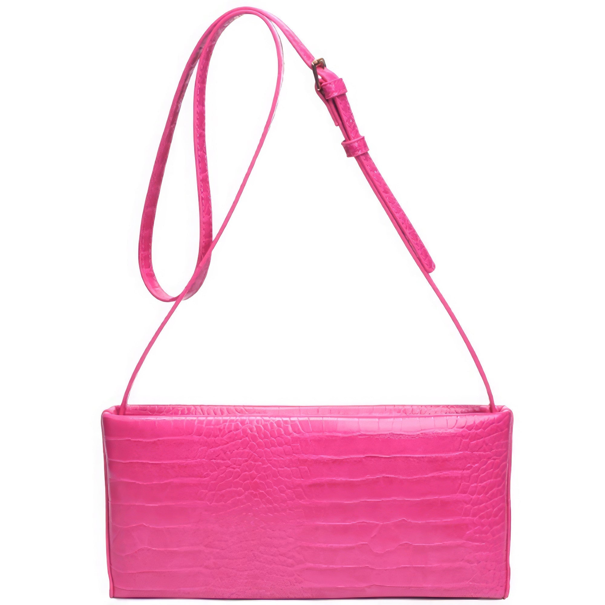 Plus Size Croc Mandy Handle Crossbody Bag
