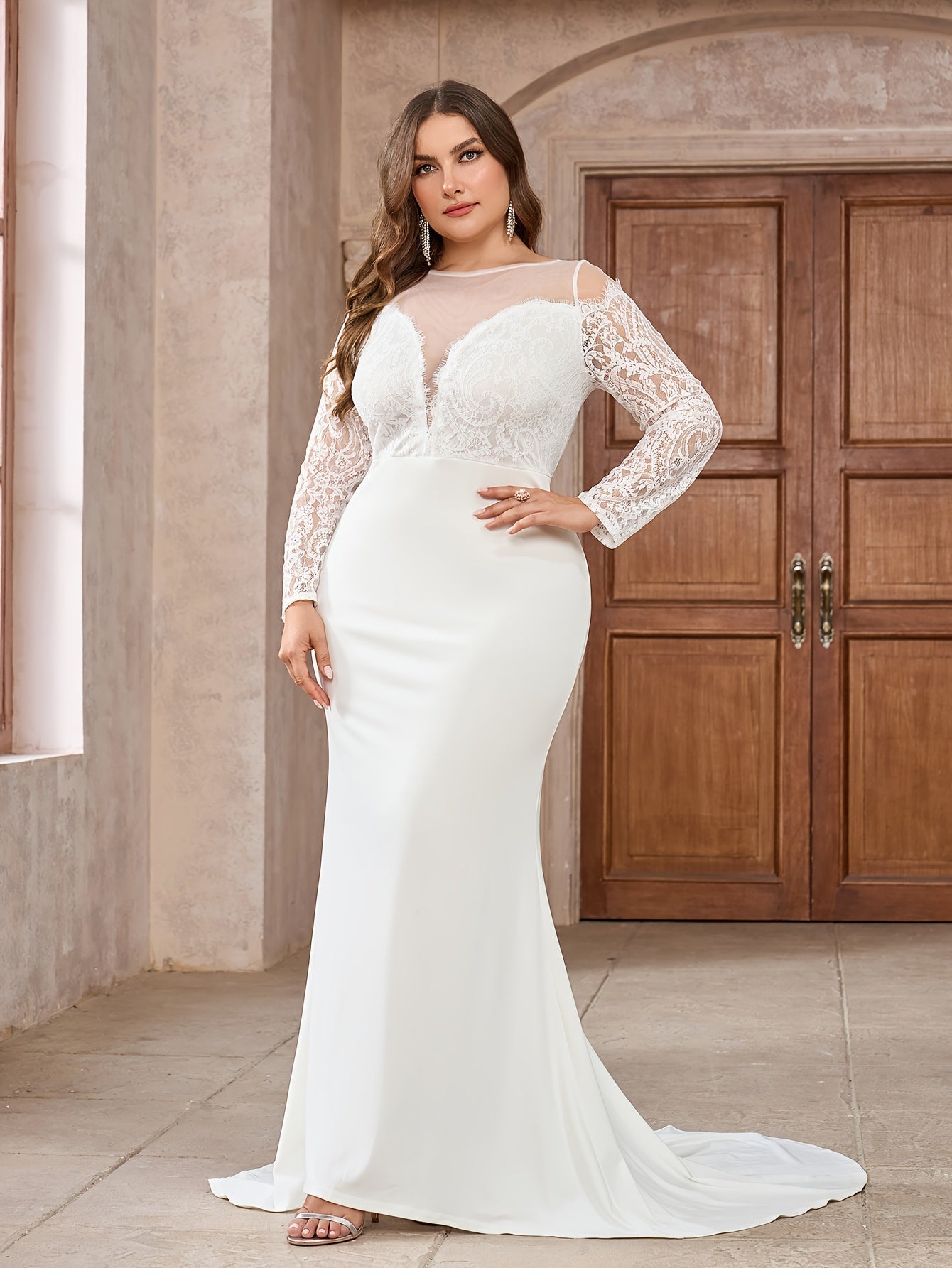 Plus Size Elegant Bridal Gown