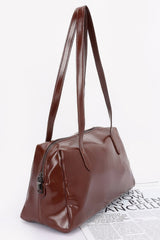Plus Size Faux Leather Sport Bag