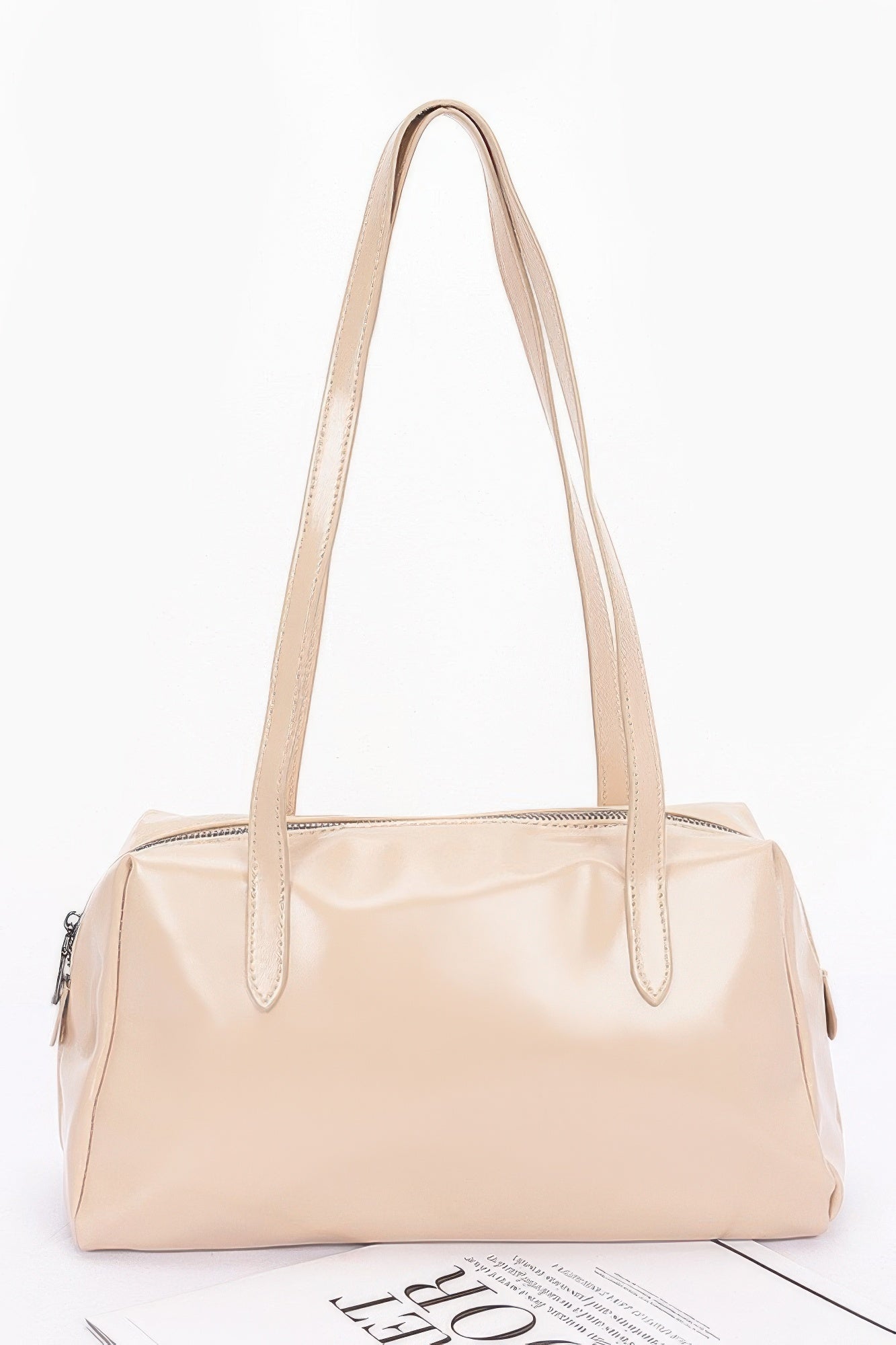 Plus Size Faux Leather Sport Bag