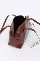 Plus Size Faux Leather Sport Bag