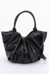 Plus Size Faux Leather Tote Bag