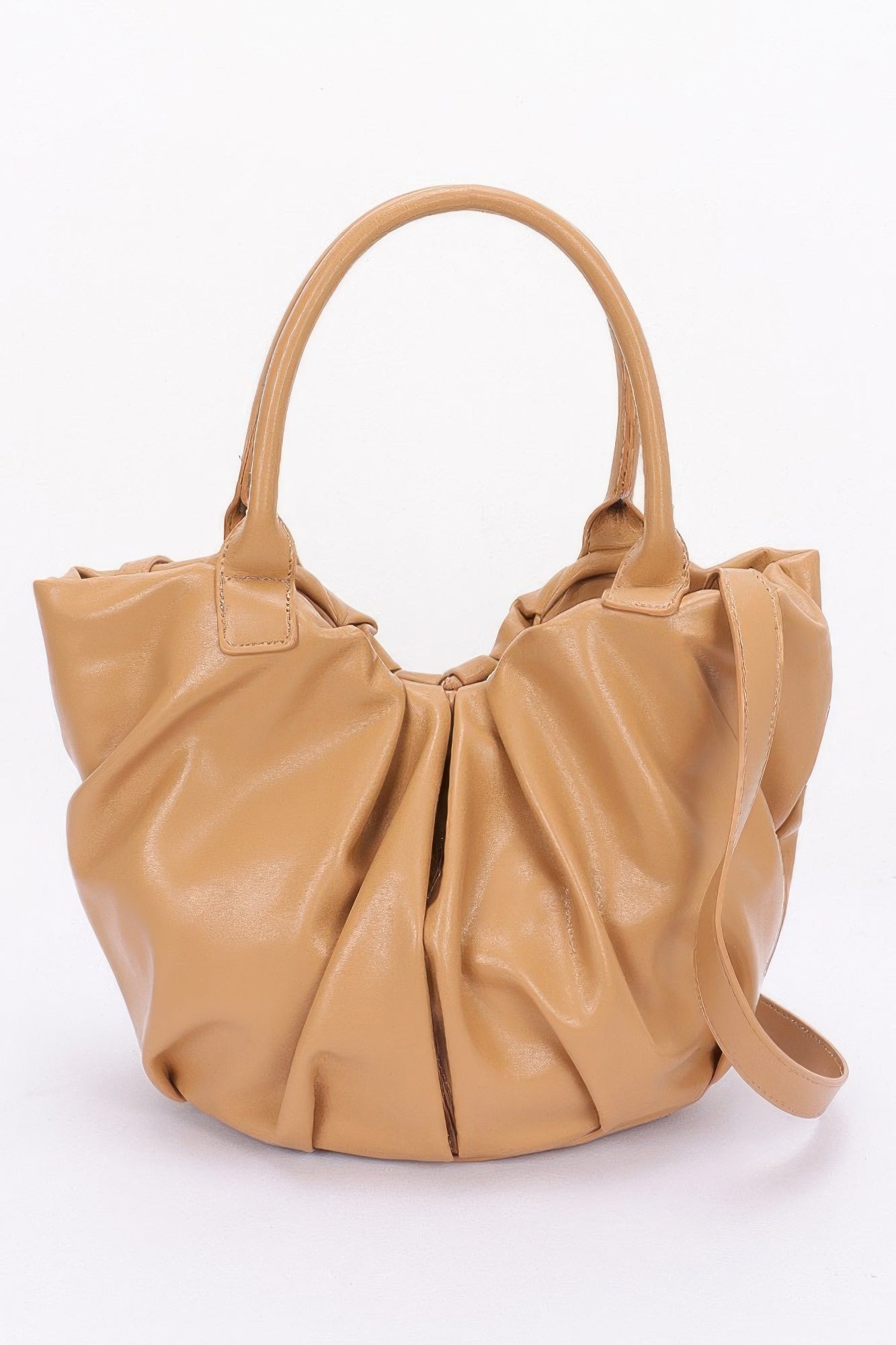 Plus Size Faux Leather Tote Bag