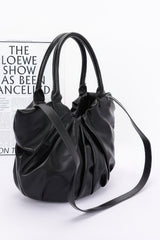 Plus Size Faux Leather Tote Bag