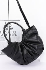 Plus Size Faux Leather Tote Bag