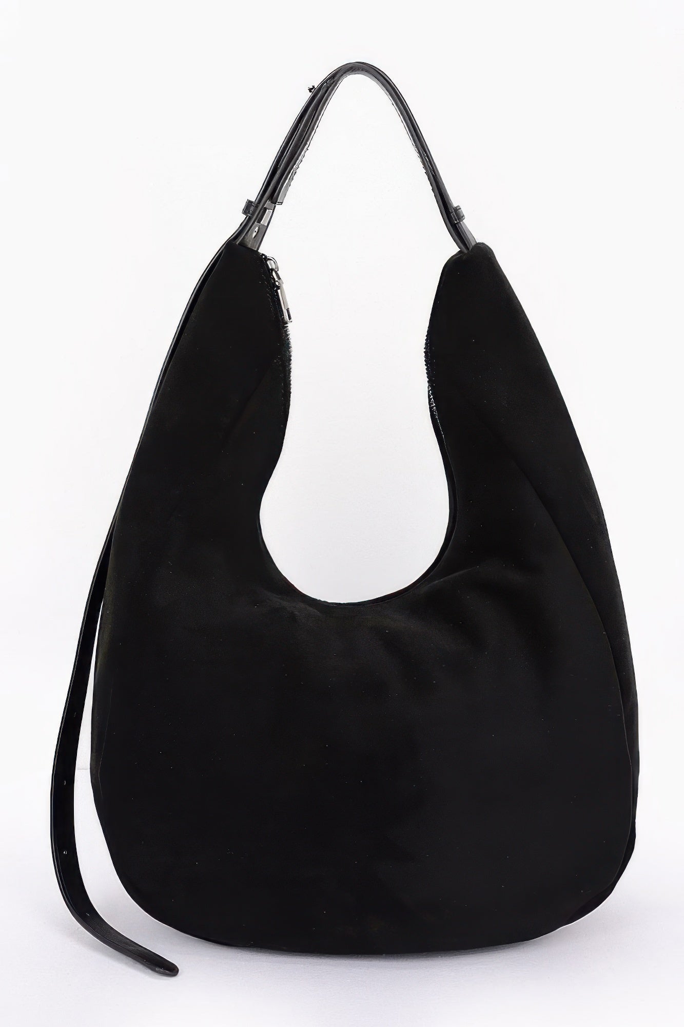 Plus Size Faux Suede Bindle Bag