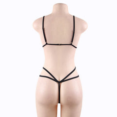 Plus Size Lace One-Piece Erotic Lingerie Set