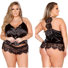 Plus Size Lace Sexy Lingerie Set